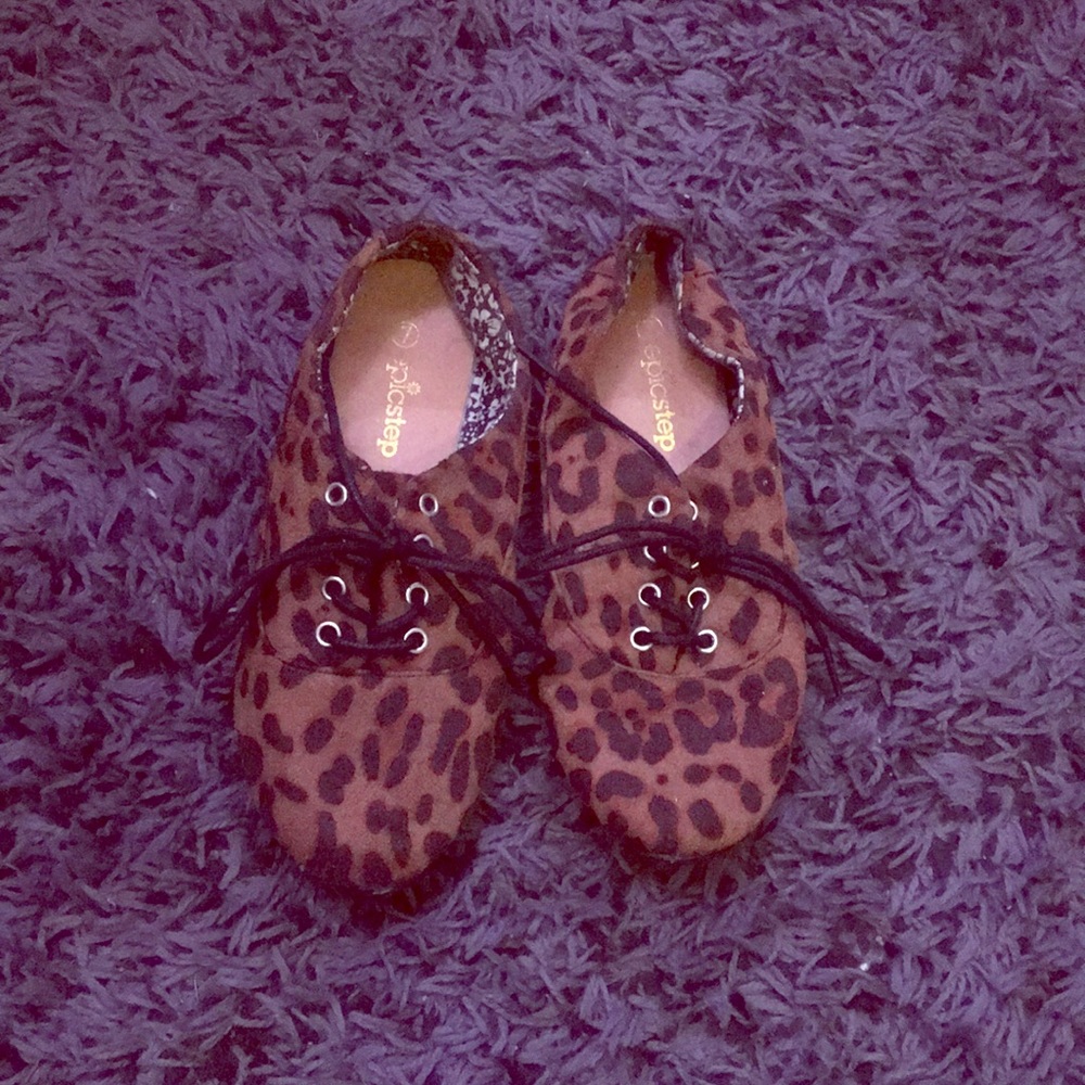 Leopard Print Flats